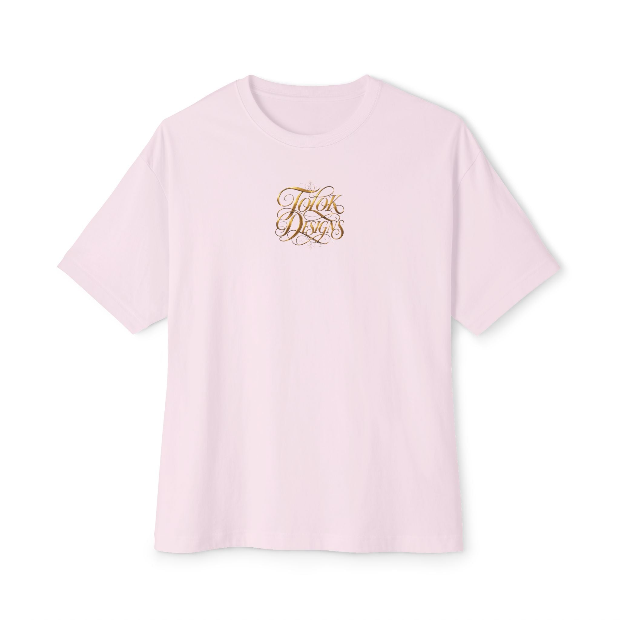 Sovereign Blessings T‑Shirt — Ornate Gold Script Short Sleeve