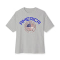 America Flag T-Shirt — Vintage USA Graphic Tee (Front 'AMERICA' & Back Flag)