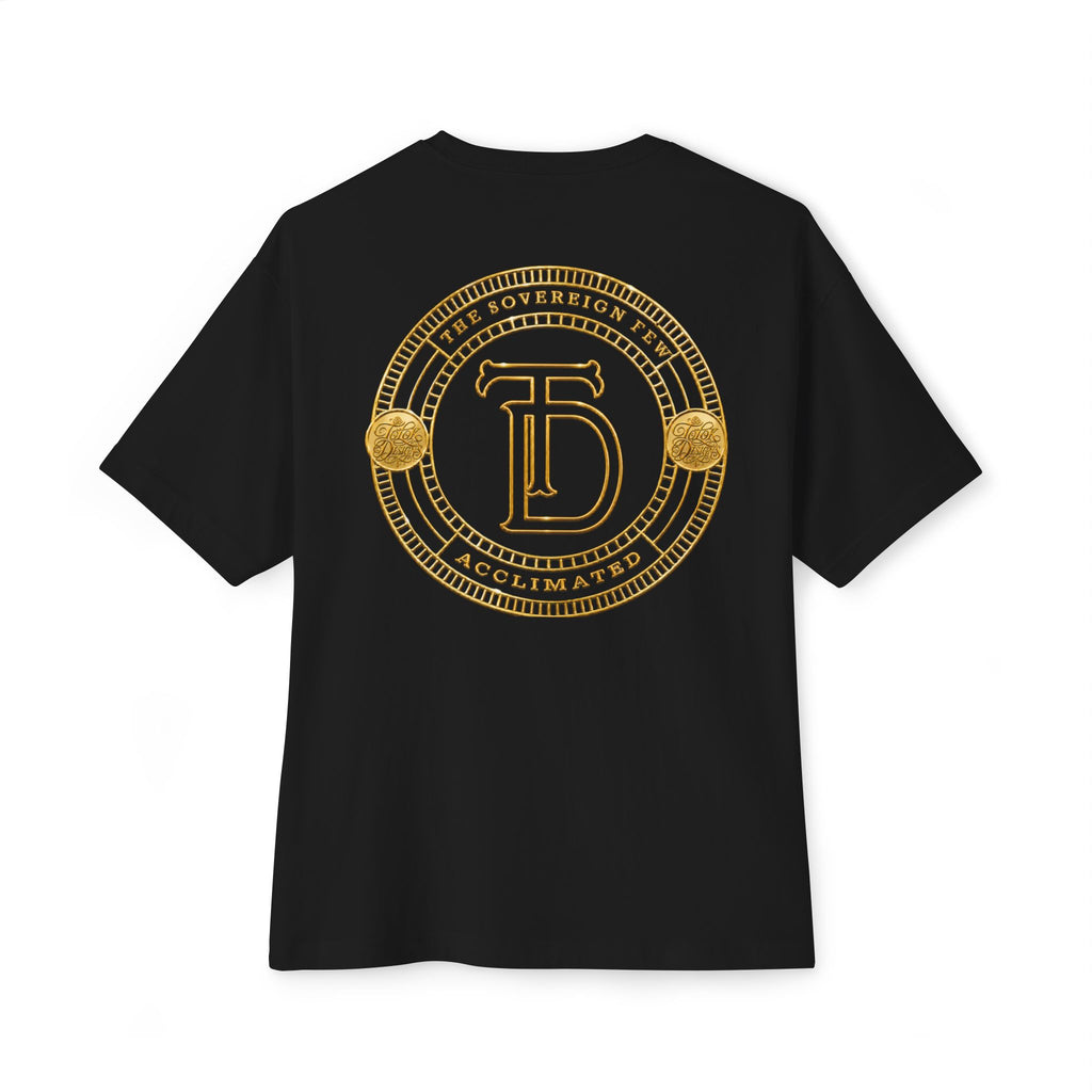Gold Monogram Crest Tee