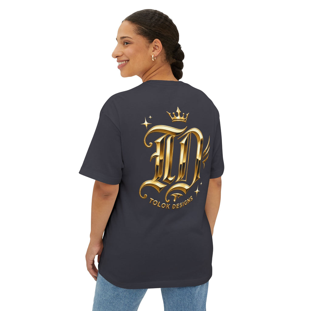 Level Up Gold Monogram Tee