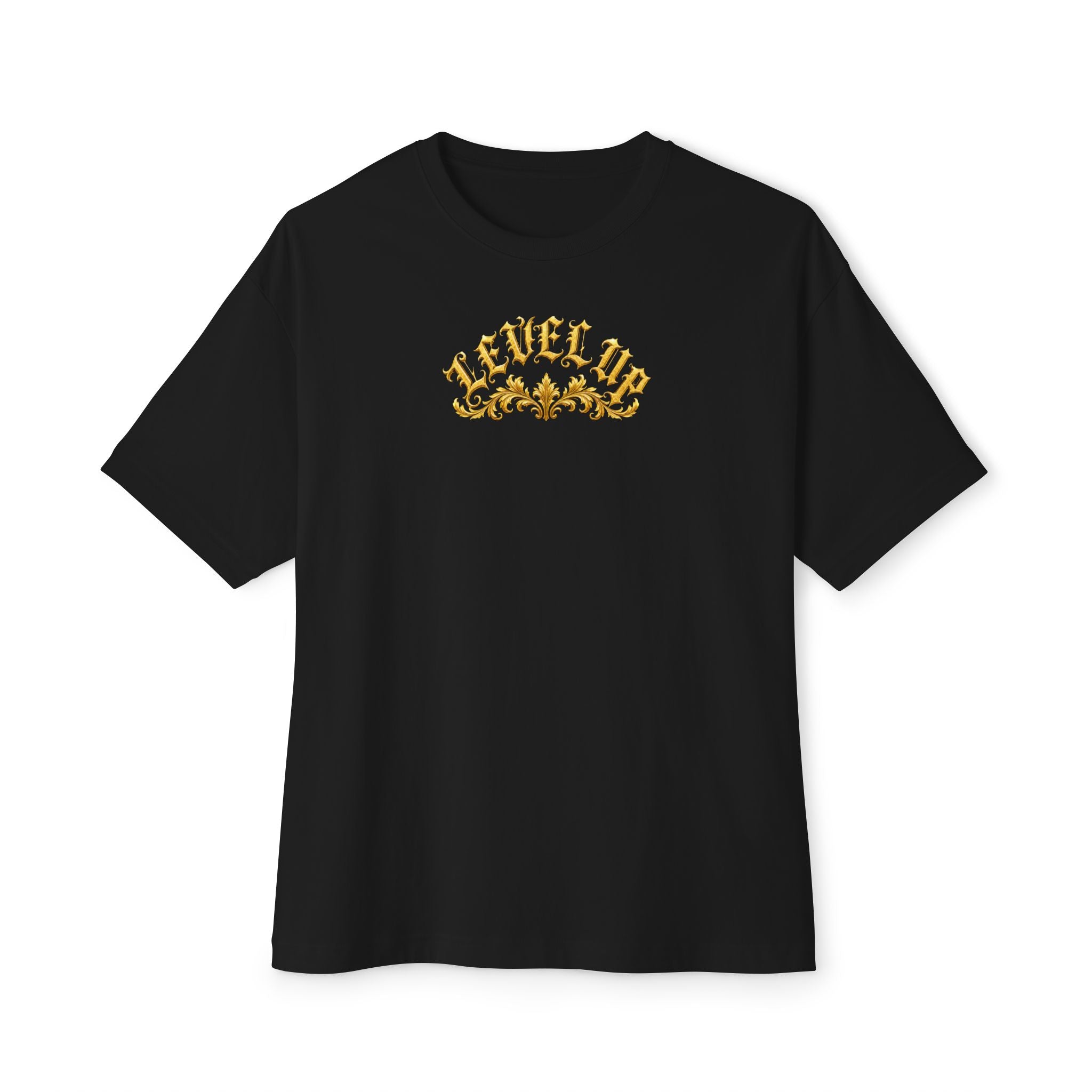 Level Up Gold Monogram Tee