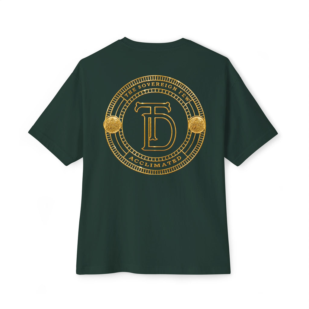 Gold Monogram Crest Tee