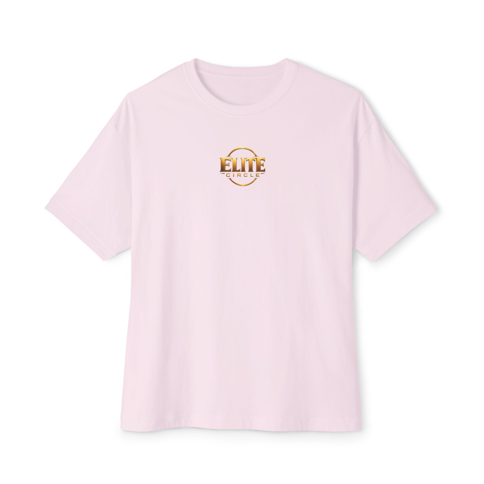 Elite Shield Tee — The Elite Few Gold Crest Oversized T‑Shirt