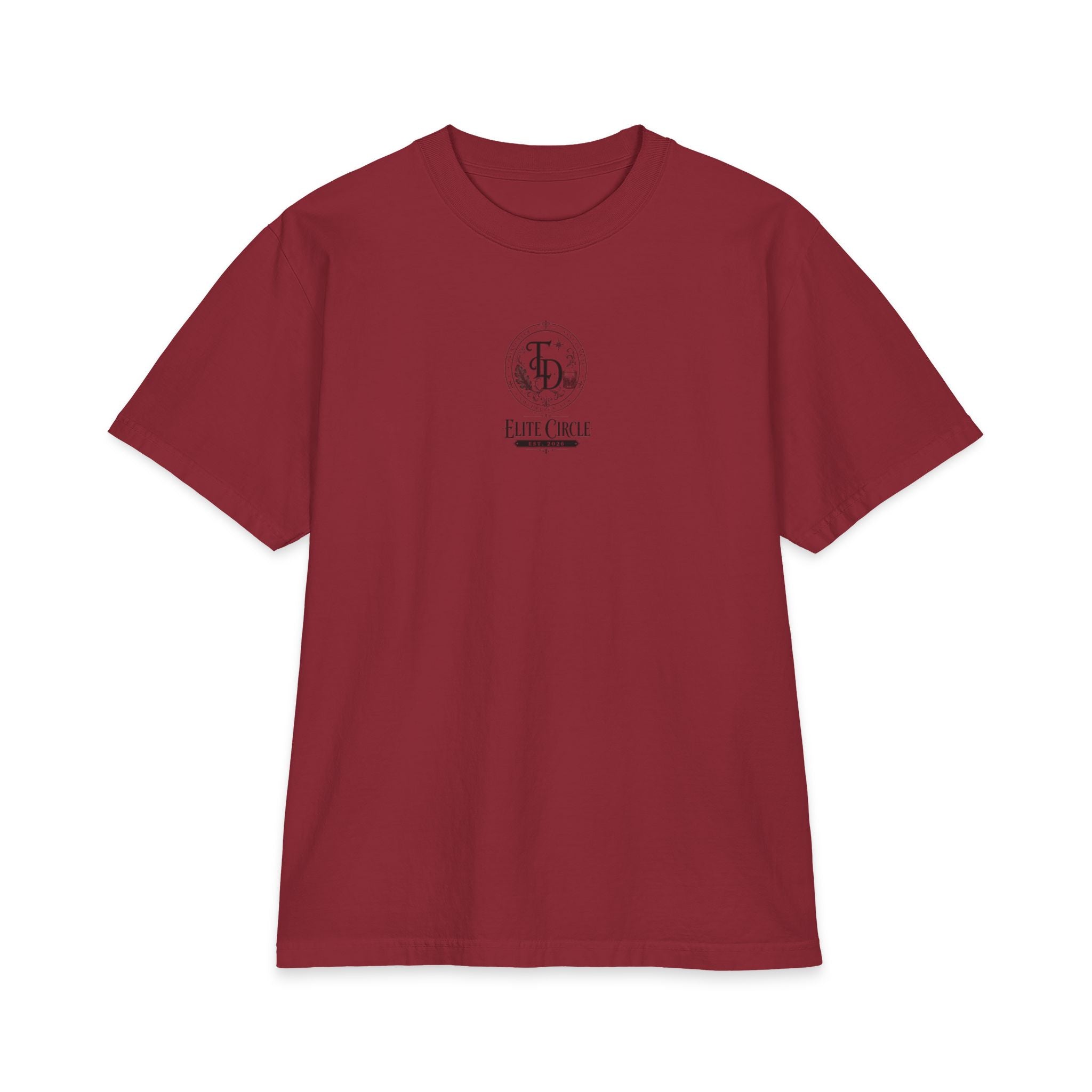 Elite Circle Graphic Tee — 'Elite Circle' Emblem Short Sleeve Shirt