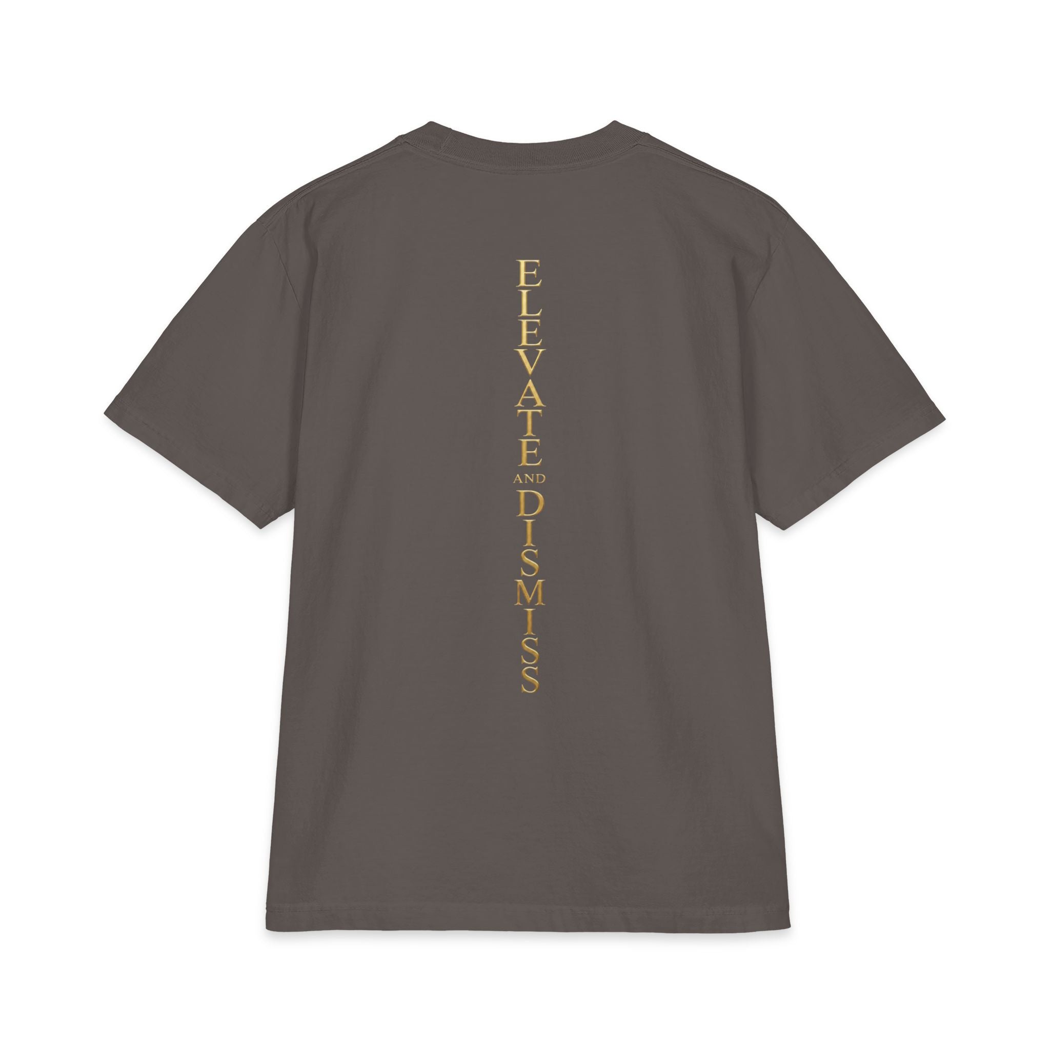 Elevate Dismiss Short Sleeve Tee — Minimal Gold Yoga / Spiritual Shirt