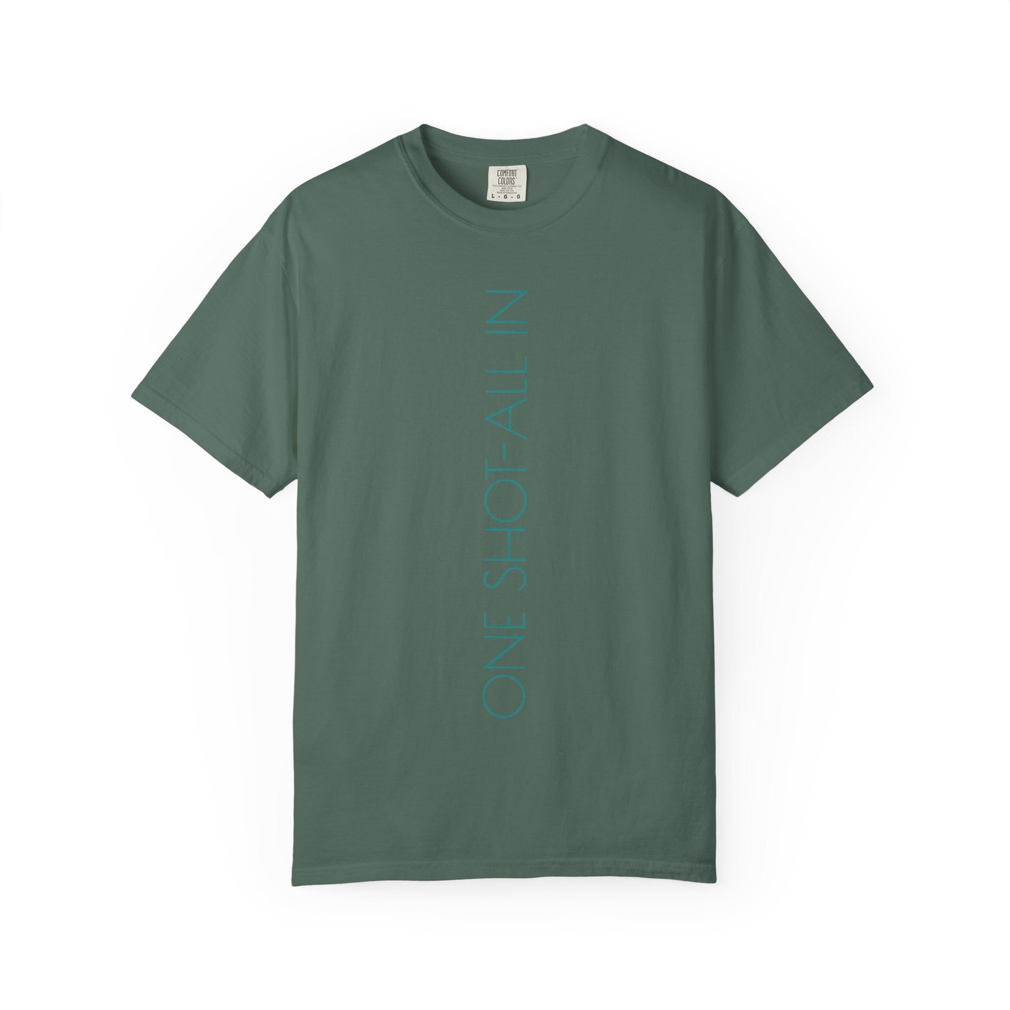 Dream Big T-Shirt — Vertical "One Shot All In" Front & Retro "Dream Big" Back