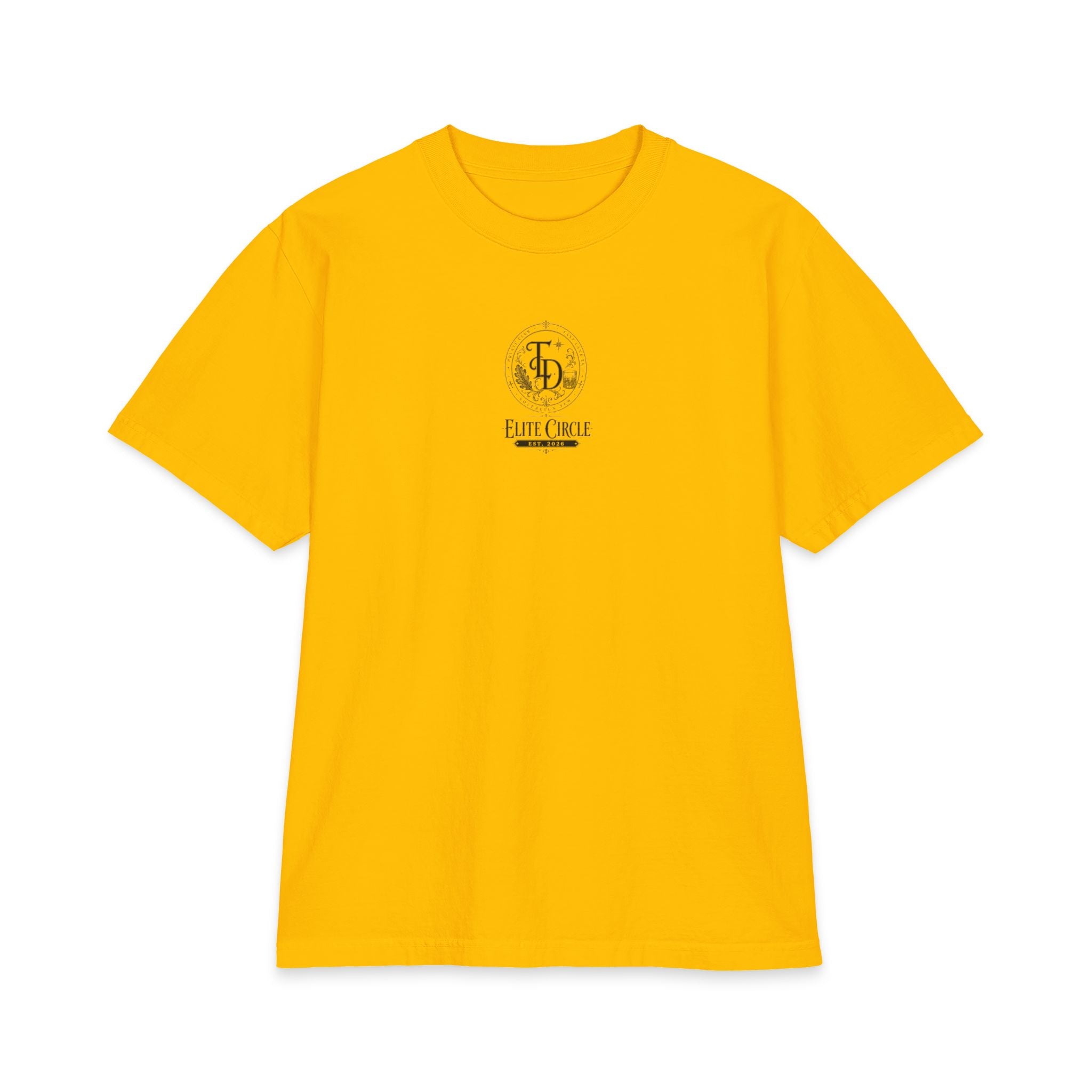 Elite Circle Graphic Tee — 'Elite Circle' Emblem Short Sleeve Shirt