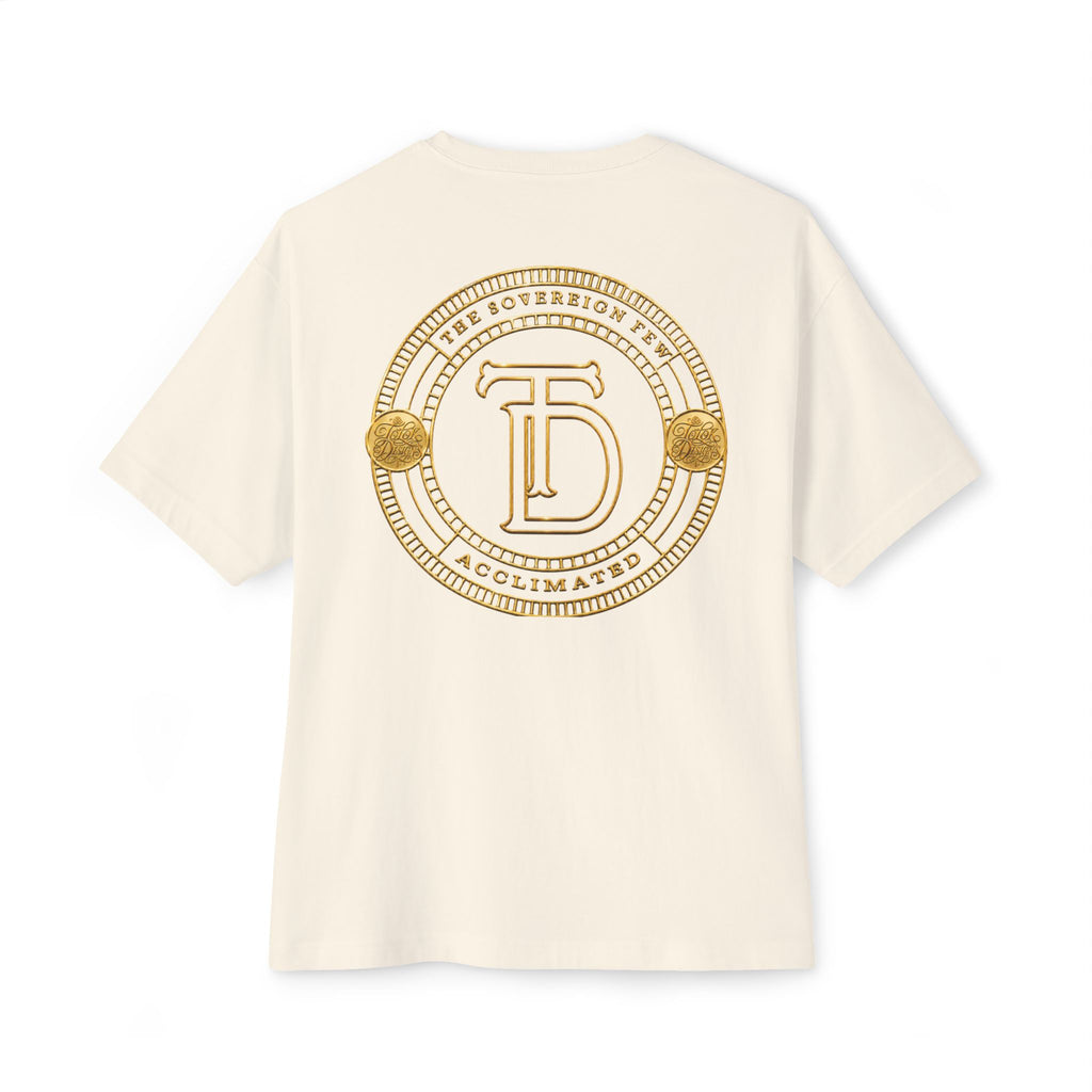 Gold Monogram Crest Tee