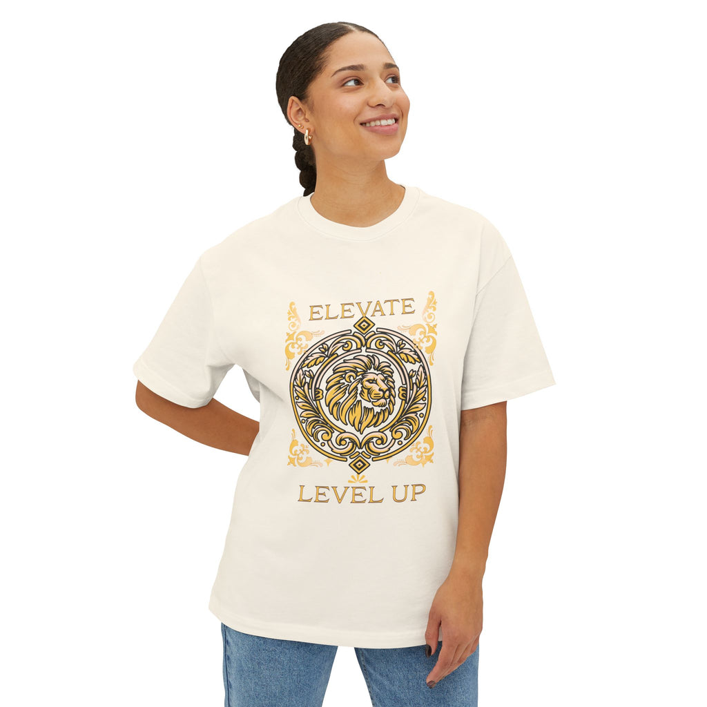 Elevate Level Up Lion Graphic Tee