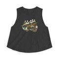 Bold & Beauty Women's Crop Top – Vintage Floral Graphic
