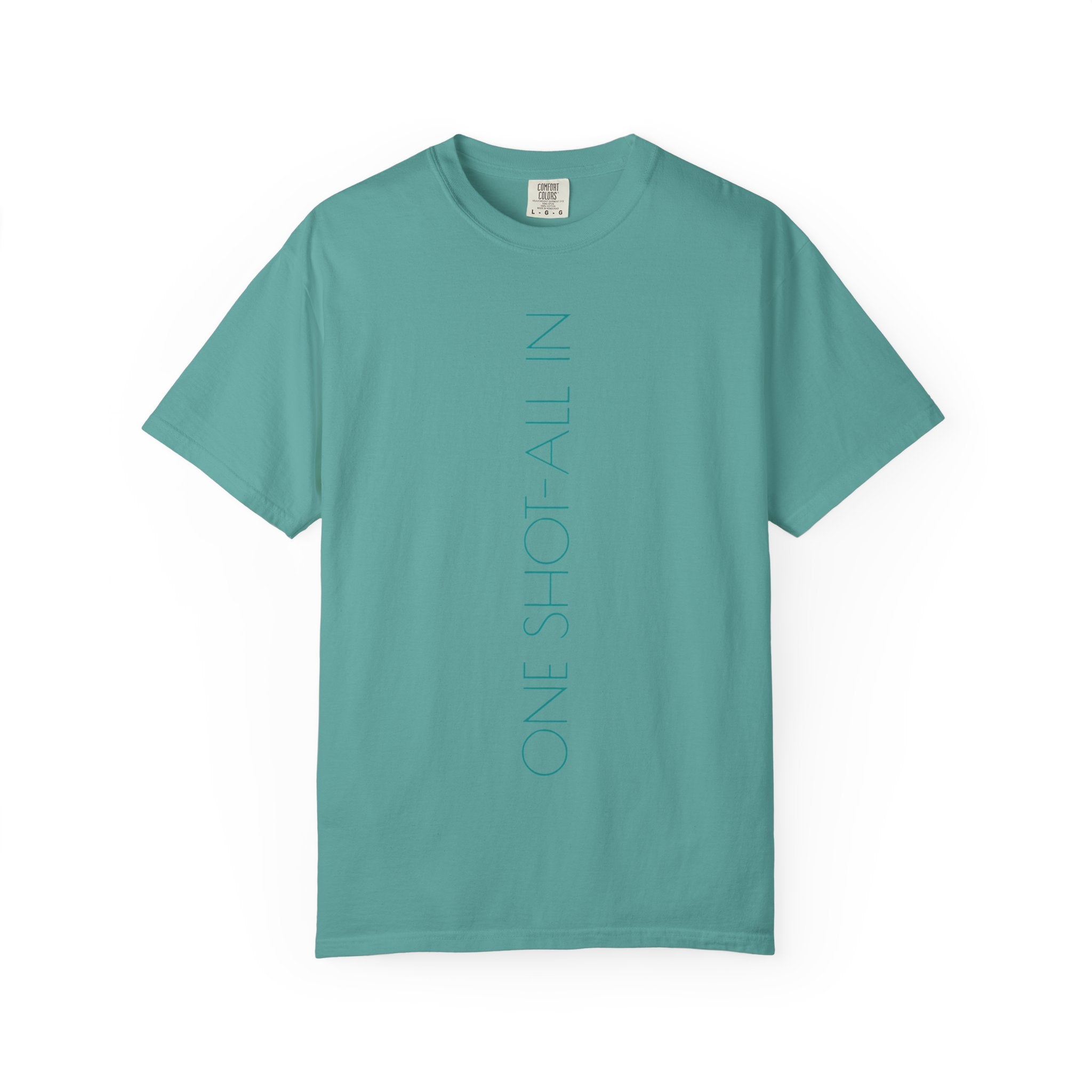 Dream Big T-Shirt — Vertical "One Shot All In" Front & Retro "Dream Big" Back