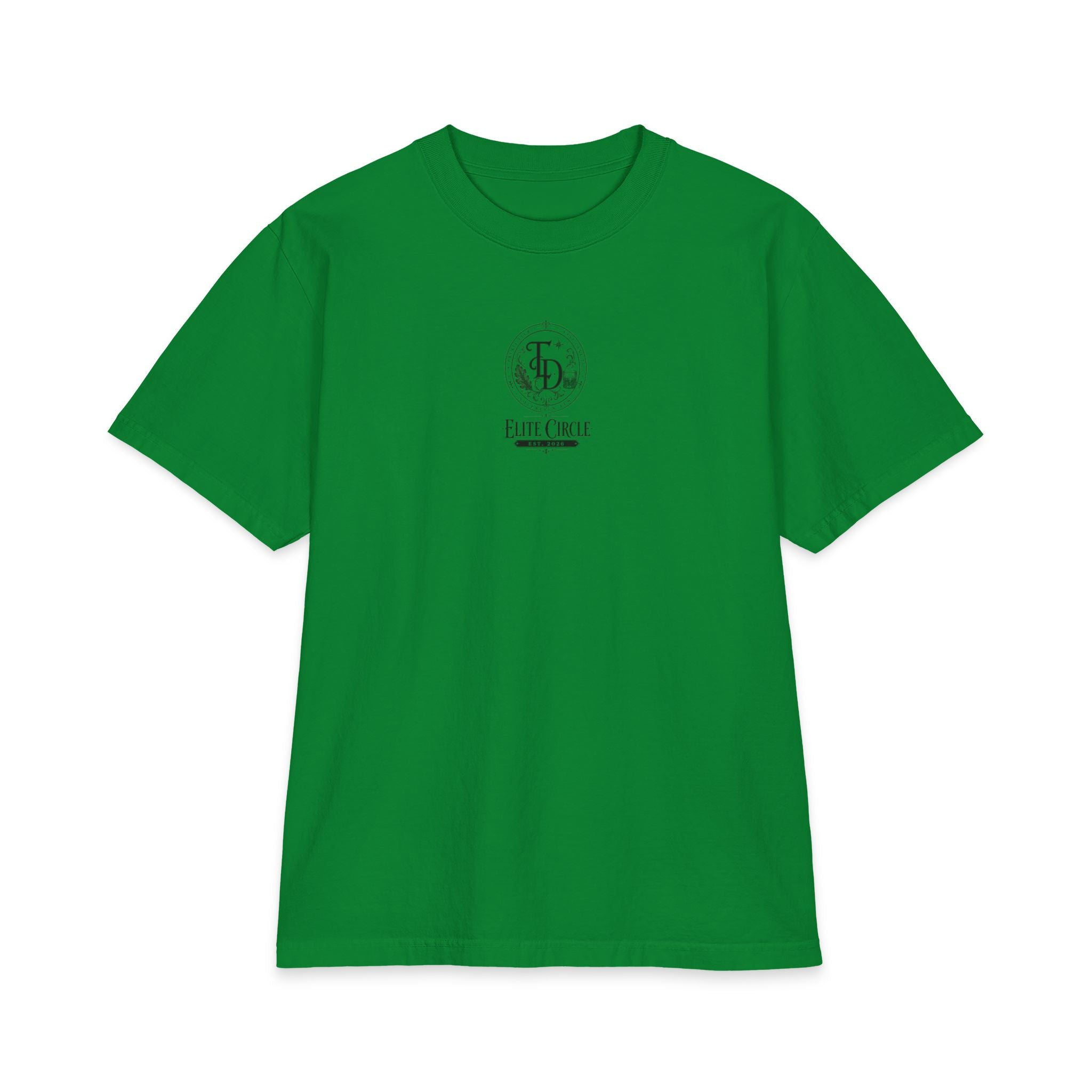 Elite Circle Graphic Tee — 'Elite Circle' Emblem Short Sleeve Shirt