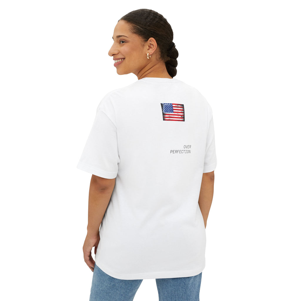 America Flag T-Shirt — Vintage USA Graphic Tee (Front 'AMERICA' & Back Flag)