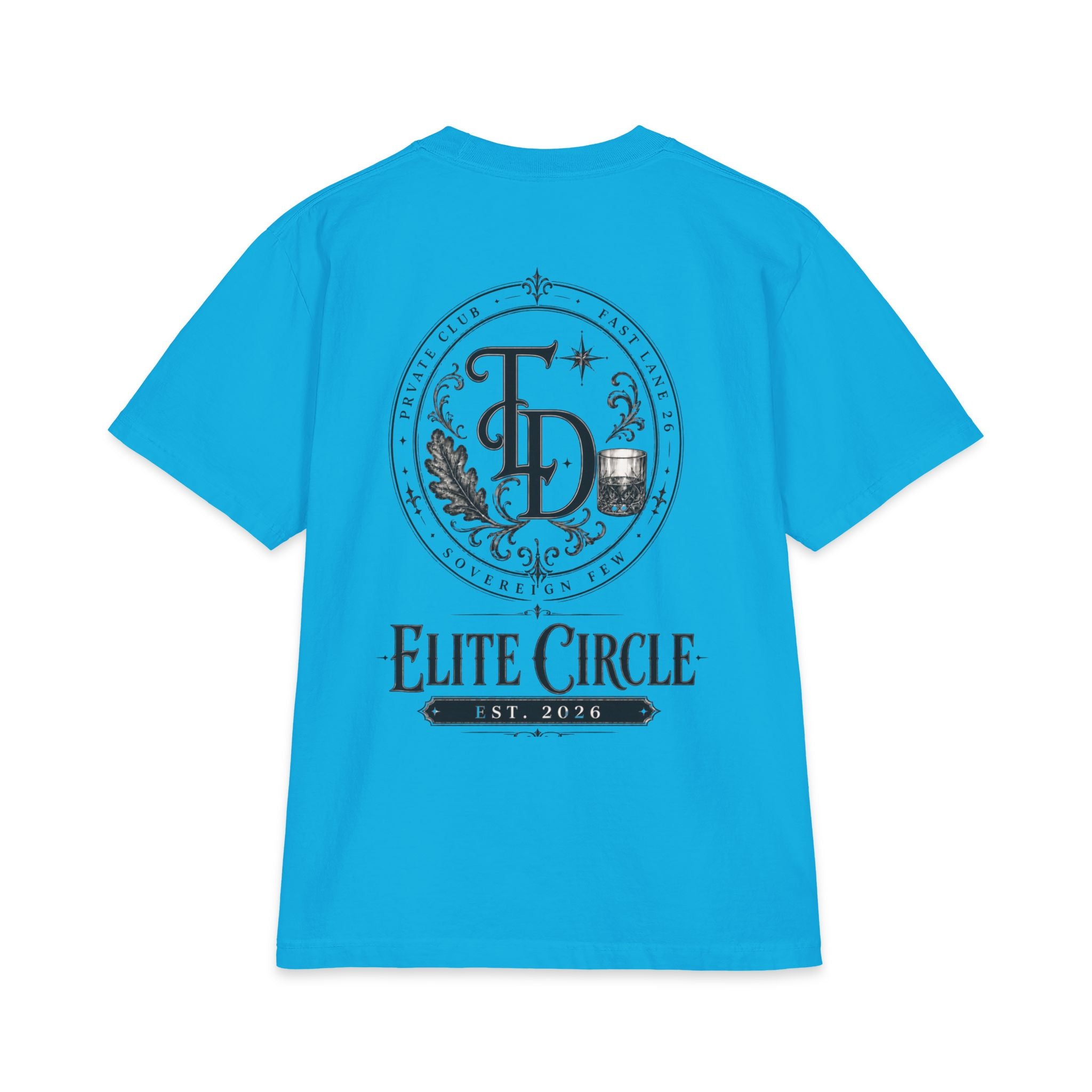 Elite Circle Graphic Tee — 'Elite Circle' Emblem Short Sleeve Shirt