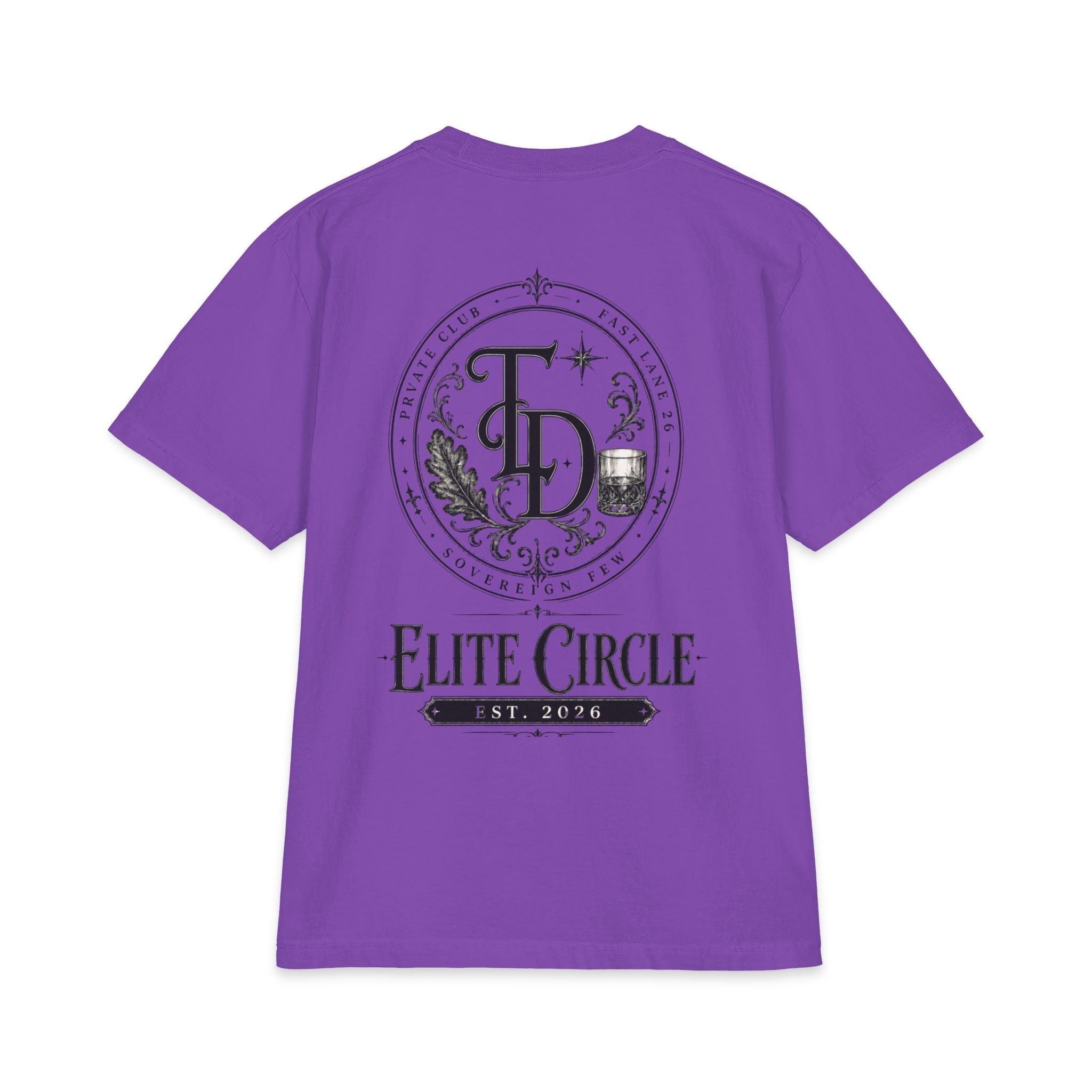 Elite Circle Graphic Tee — 'Elite Circle' Emblem Short Sleeve Shirt