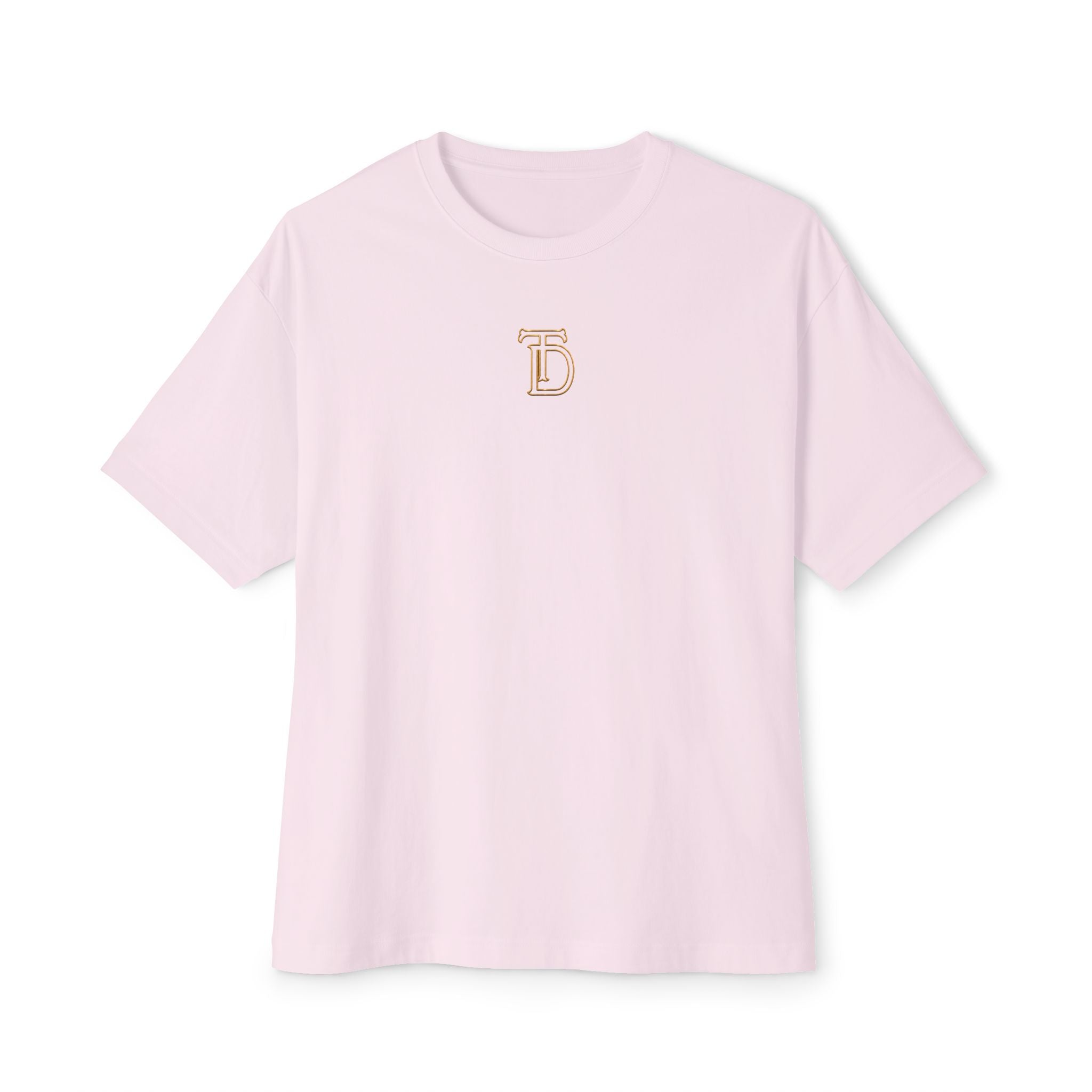 Gold Monogram Crest Tee