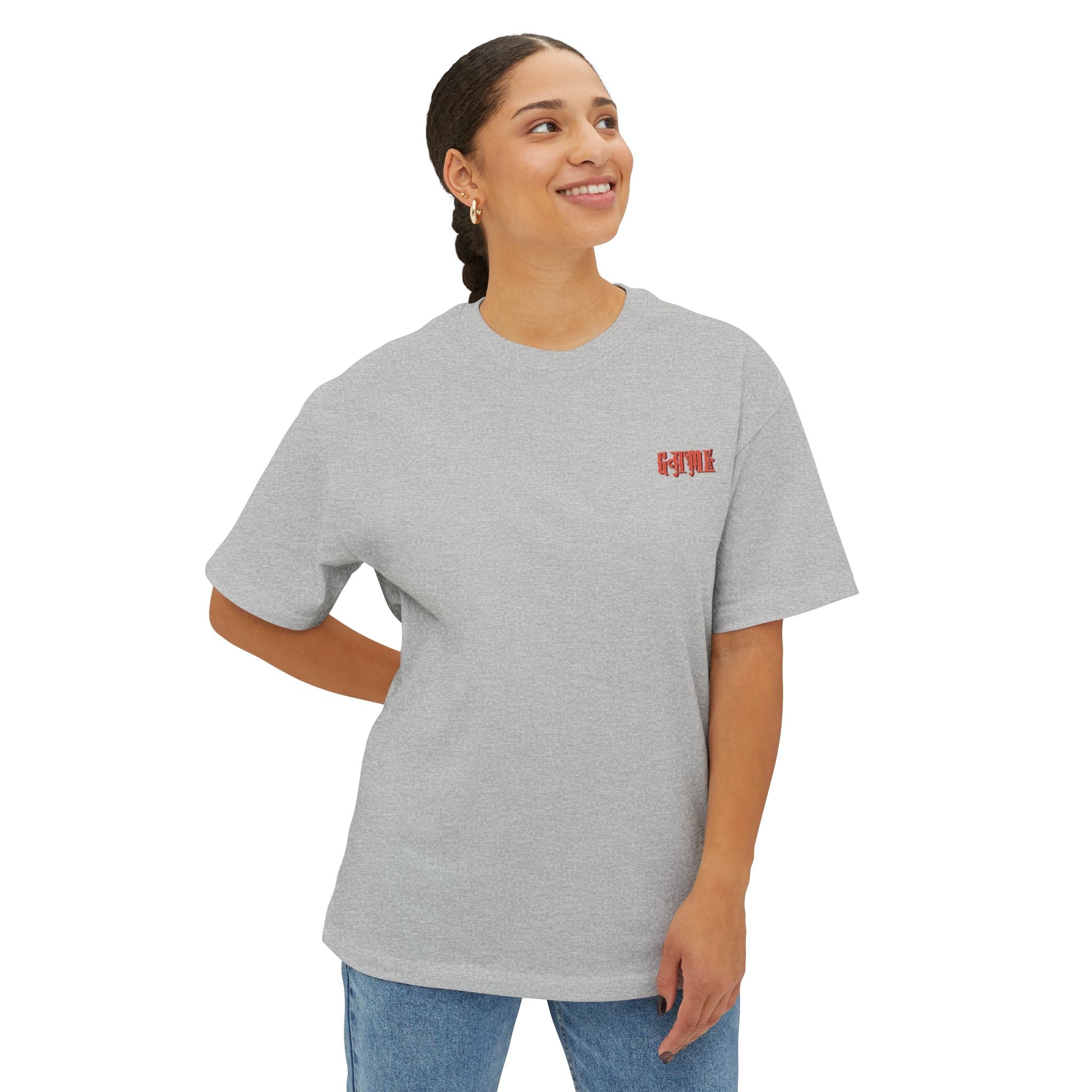 Money & Sunflowers Graphic Tee — "Let the Money Bloom" Oversized Boxy T‑Shirt