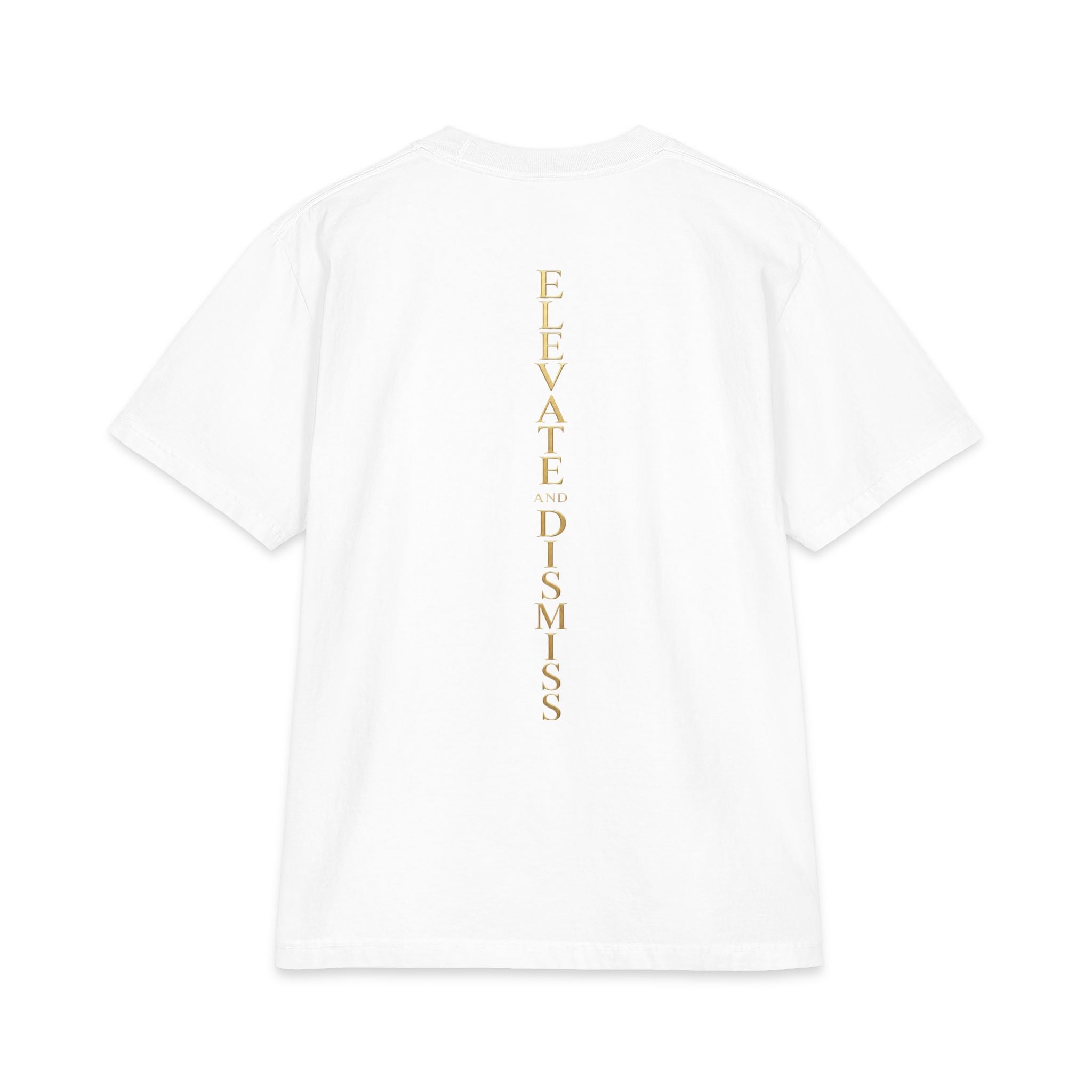 Elevate Dismiss Short Sleeve Tee — Minimal Gold Yoga / Spiritual Shirt