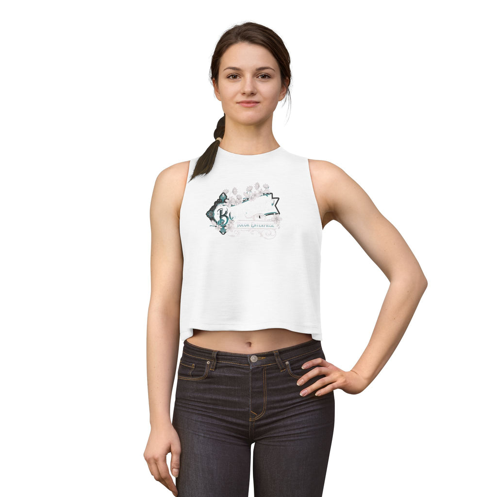 Floral Banner Women's Crop Top