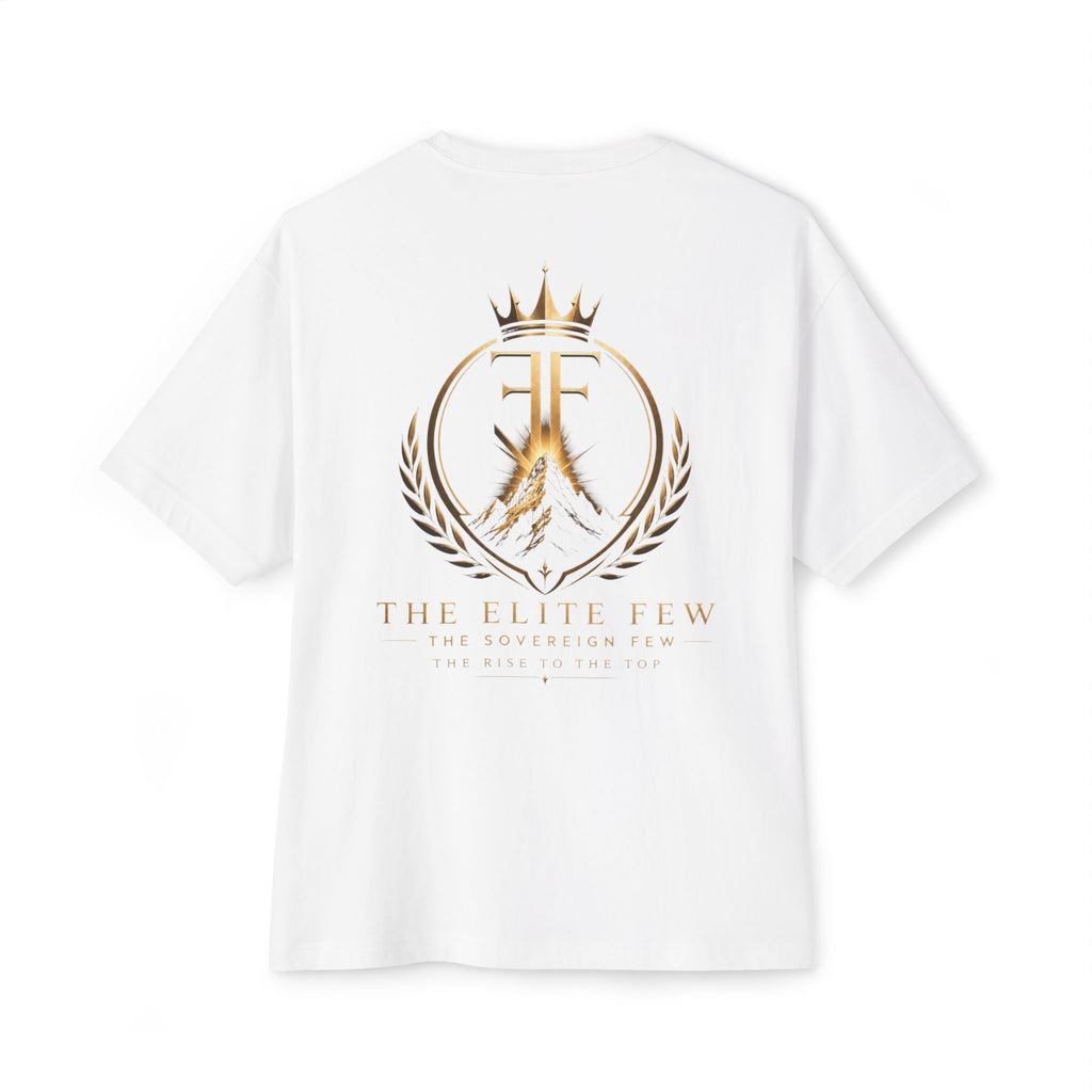 Elite Shield Tee — The Elite Few Gold Crest Oversized T‑Shirt