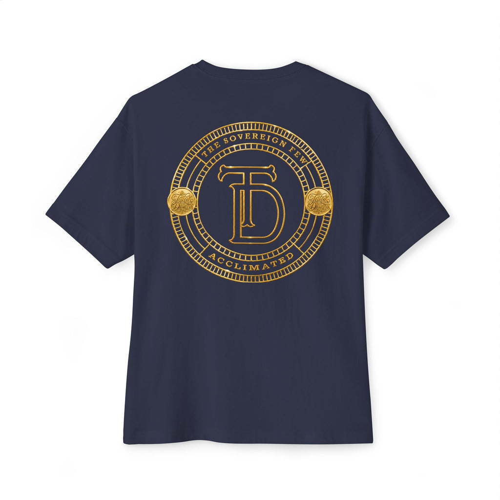 Gold Monogram Crest Tee