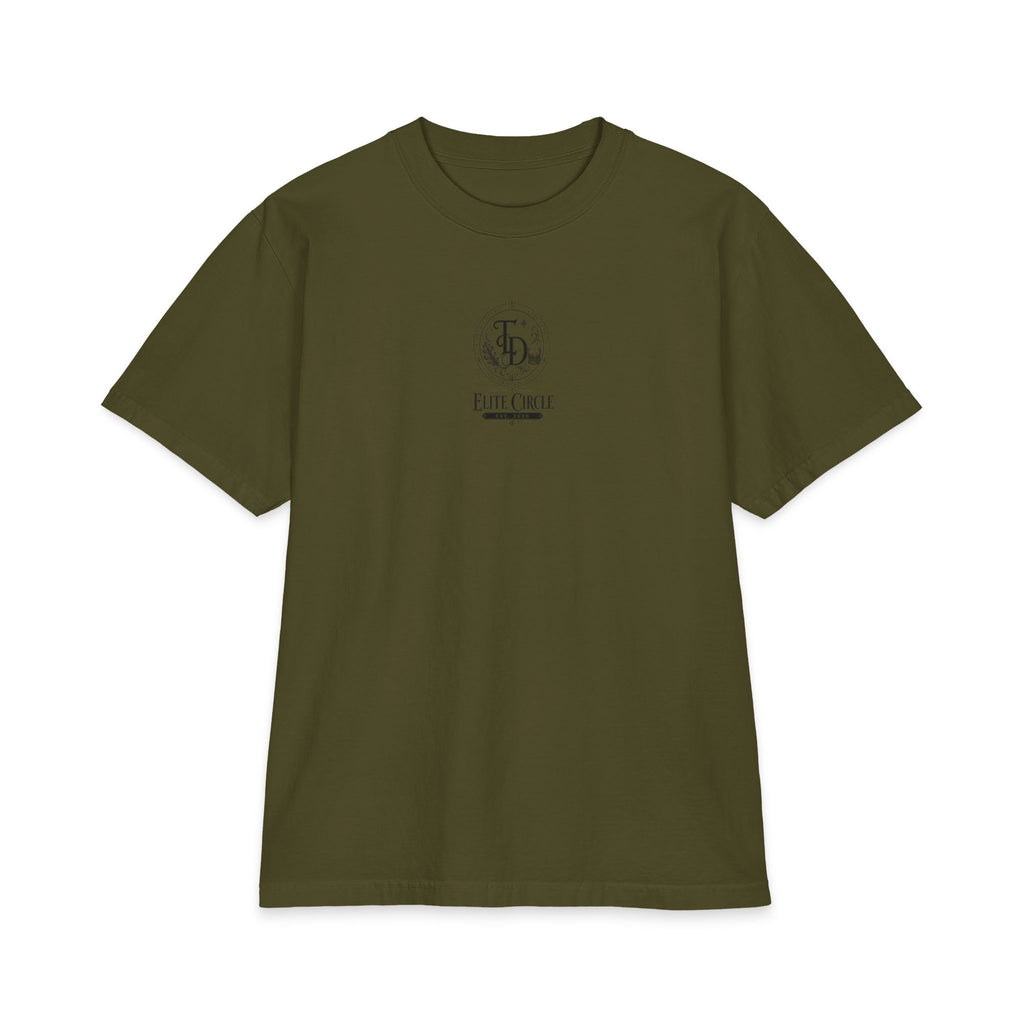 Elite Circle Graphic Tee — 'Elite Circle' Emblem Short Sleeve Shirt