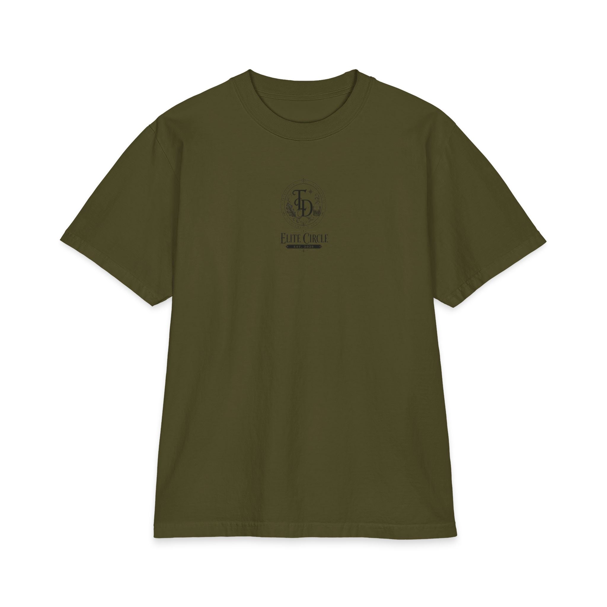 Elite Circle Graphic Tee — 'Elite Circle' Emblem Short Sleeve Shirt