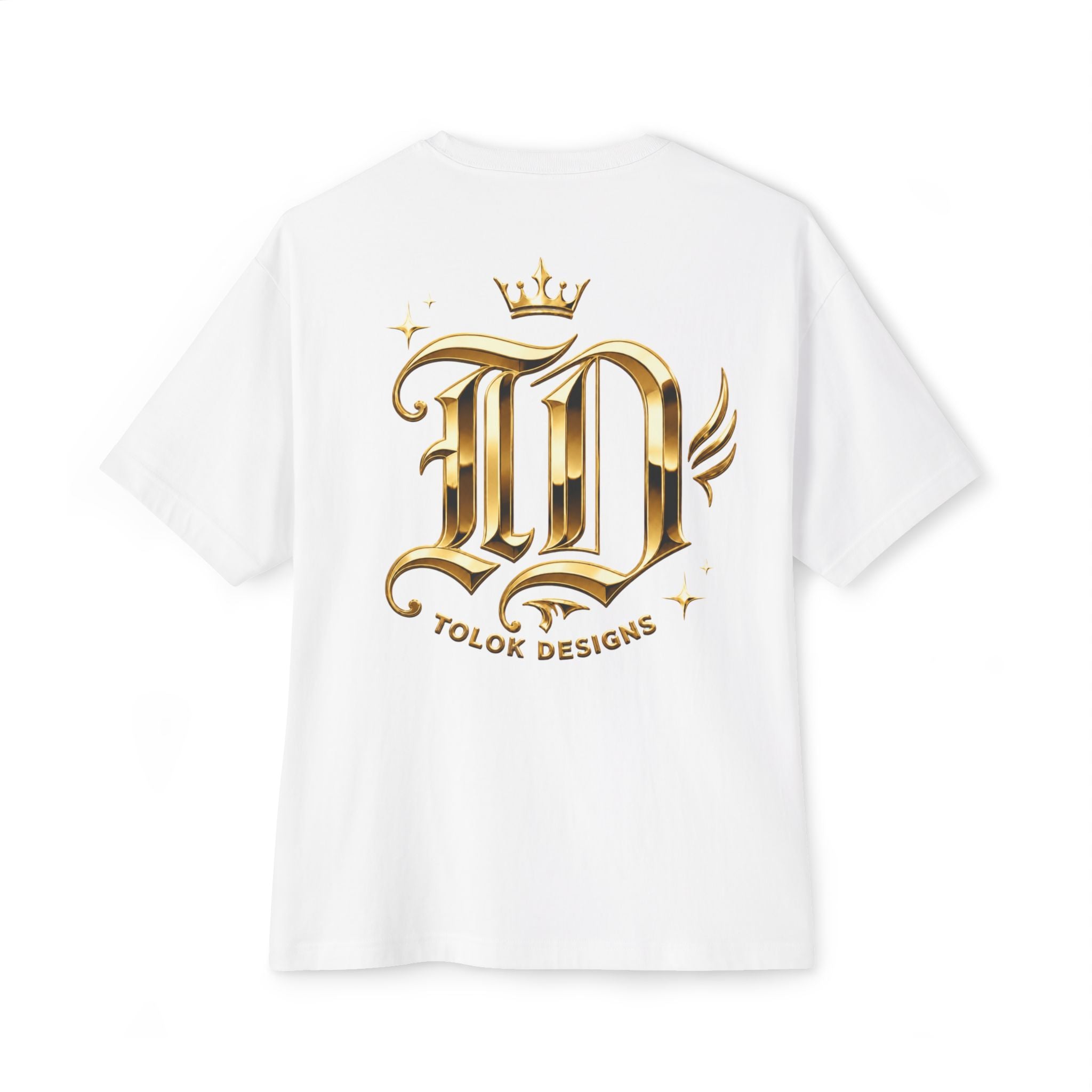 Level Up Gold Monogram Tee