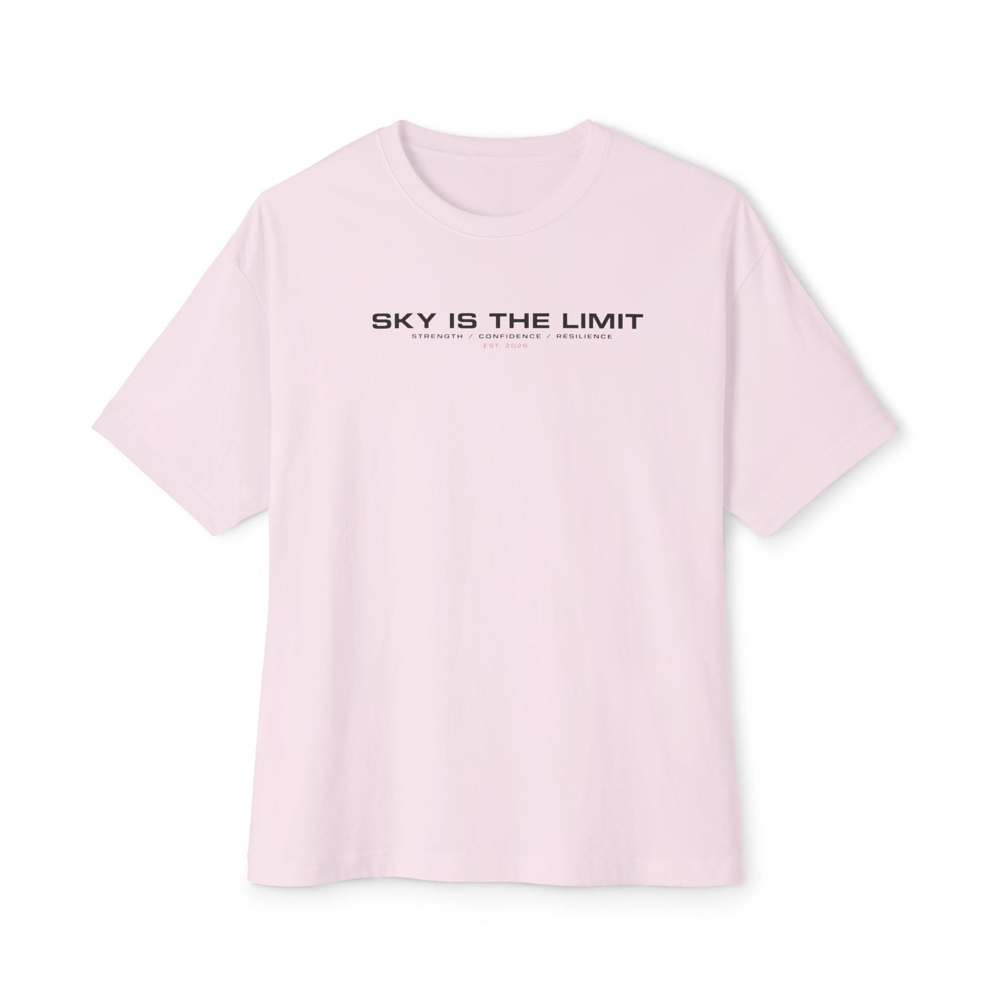 Sky Is The Limit Graphic Tee — Futuristic Tribal Backprint Cotton T-Shirt