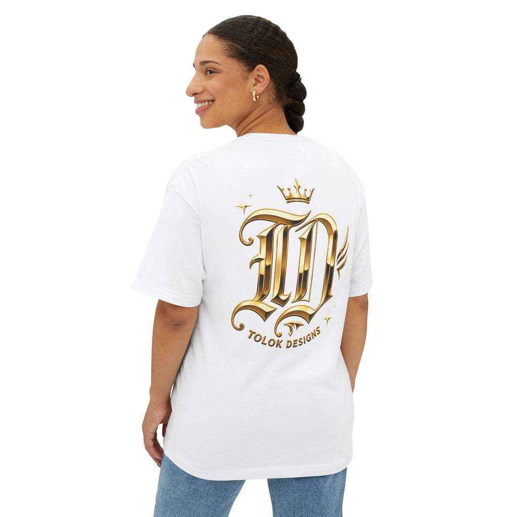 Level Up Gold Monogram Tee