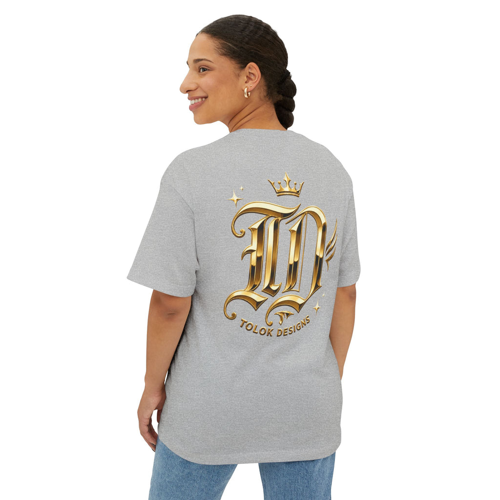 Level Up Gold Monogram Tee