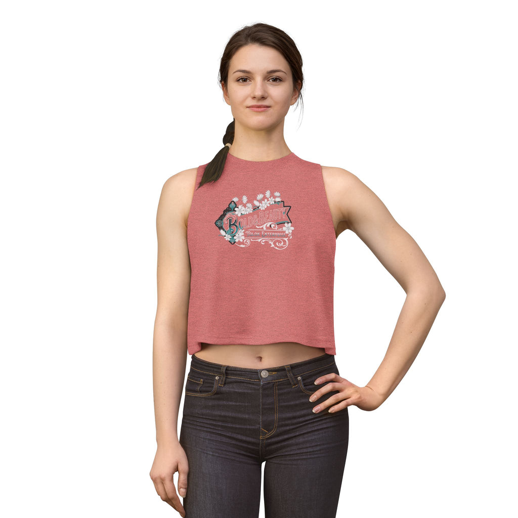 Floral Banner Women's Crop Top