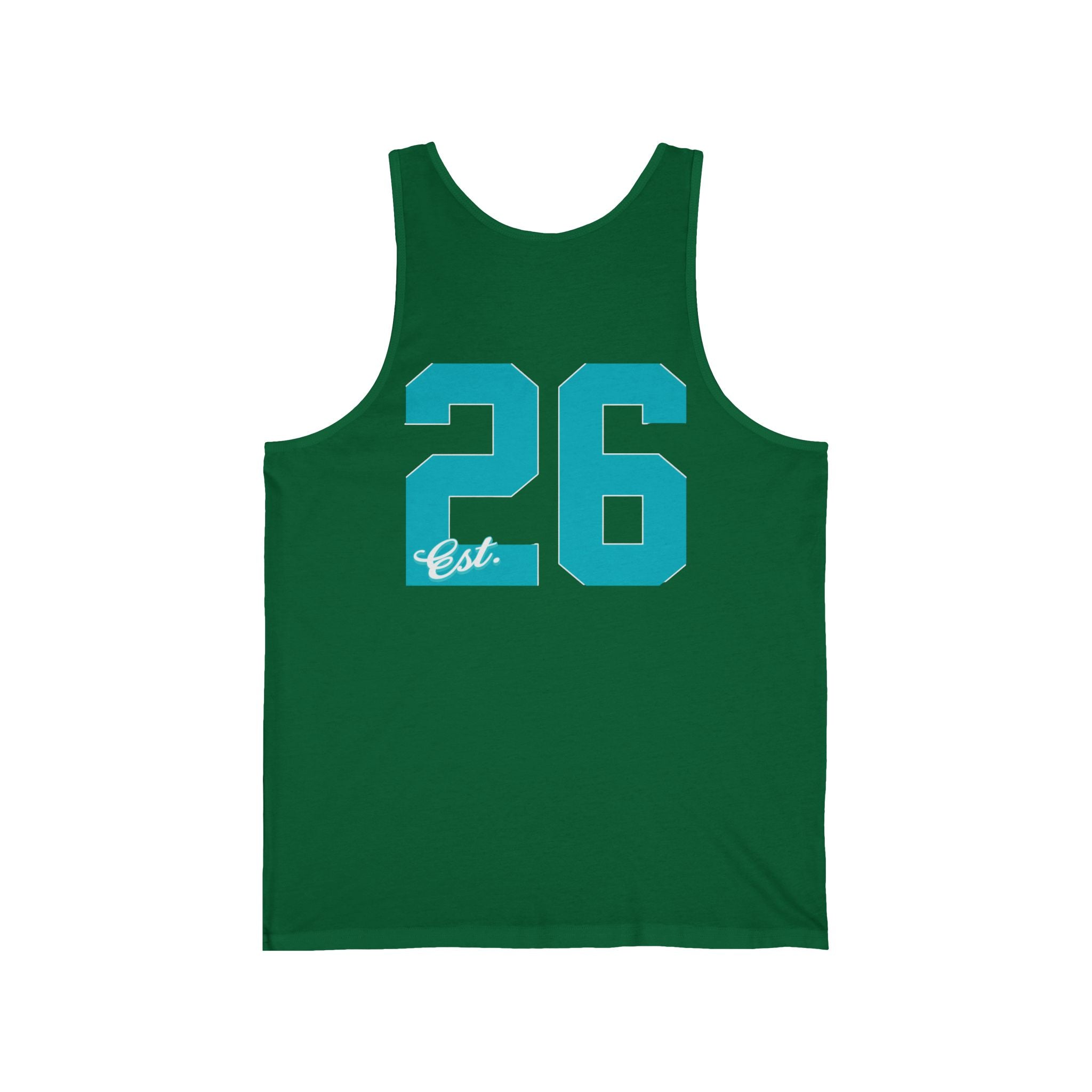 Vintage Athletic Tank Top — 'Allegiance' Script & Number 26 Jersey Back
