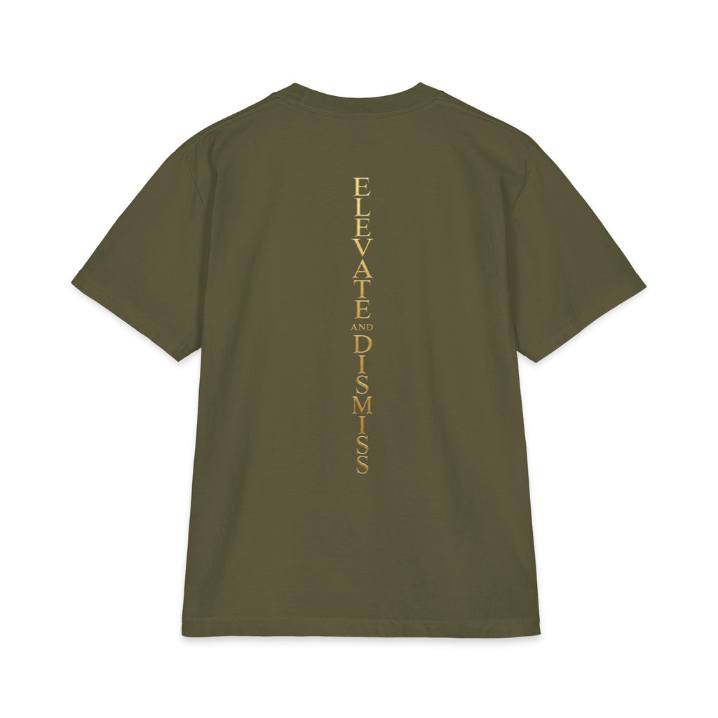 Elevate Dismiss Short Sleeve Tee — Minimal Gold Yoga / Spiritual Shirt