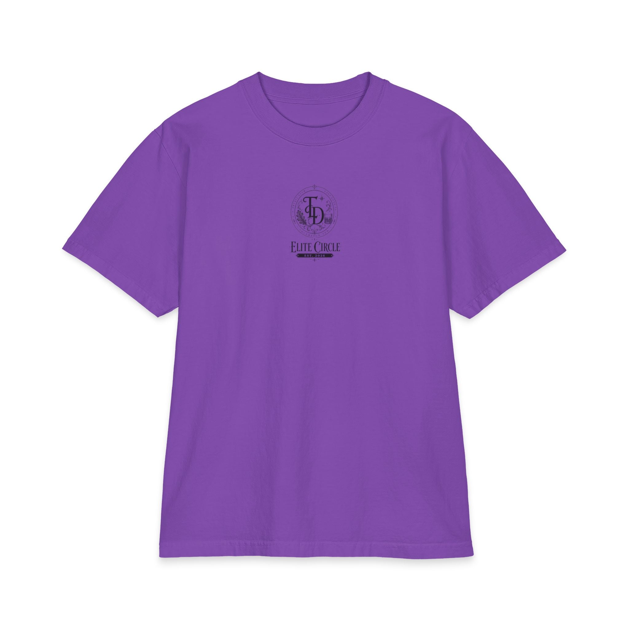 Elite Circle Graphic Tee — 'Elite Circle' Emblem Short Sleeve Shirt