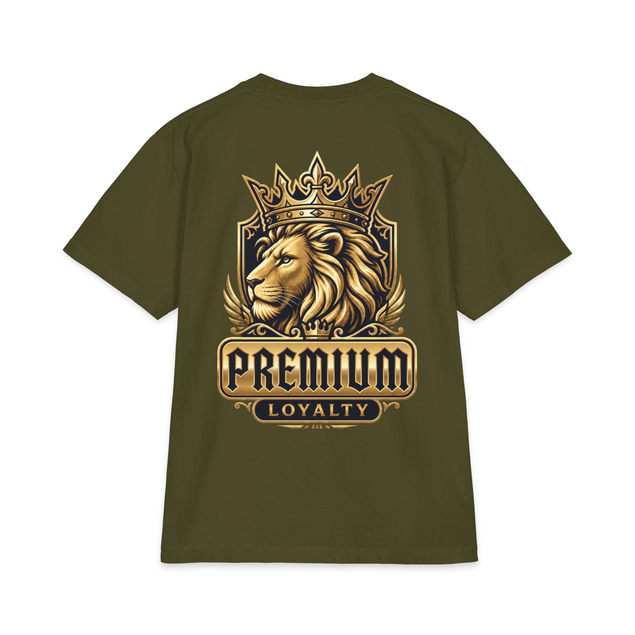 Premium Loyalty Lion T-Shirt — Crowned King Graphic Tee