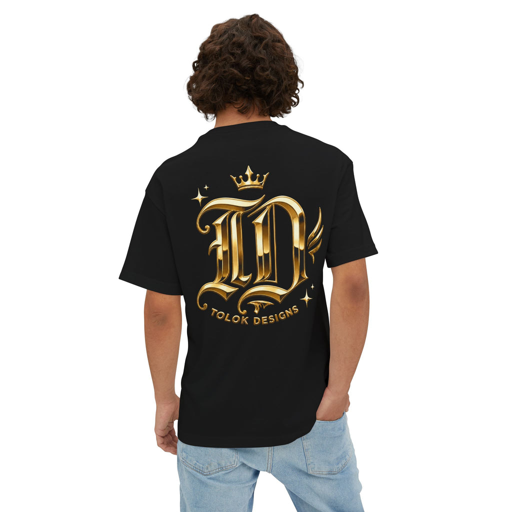Level Up Gold Monogram Tee