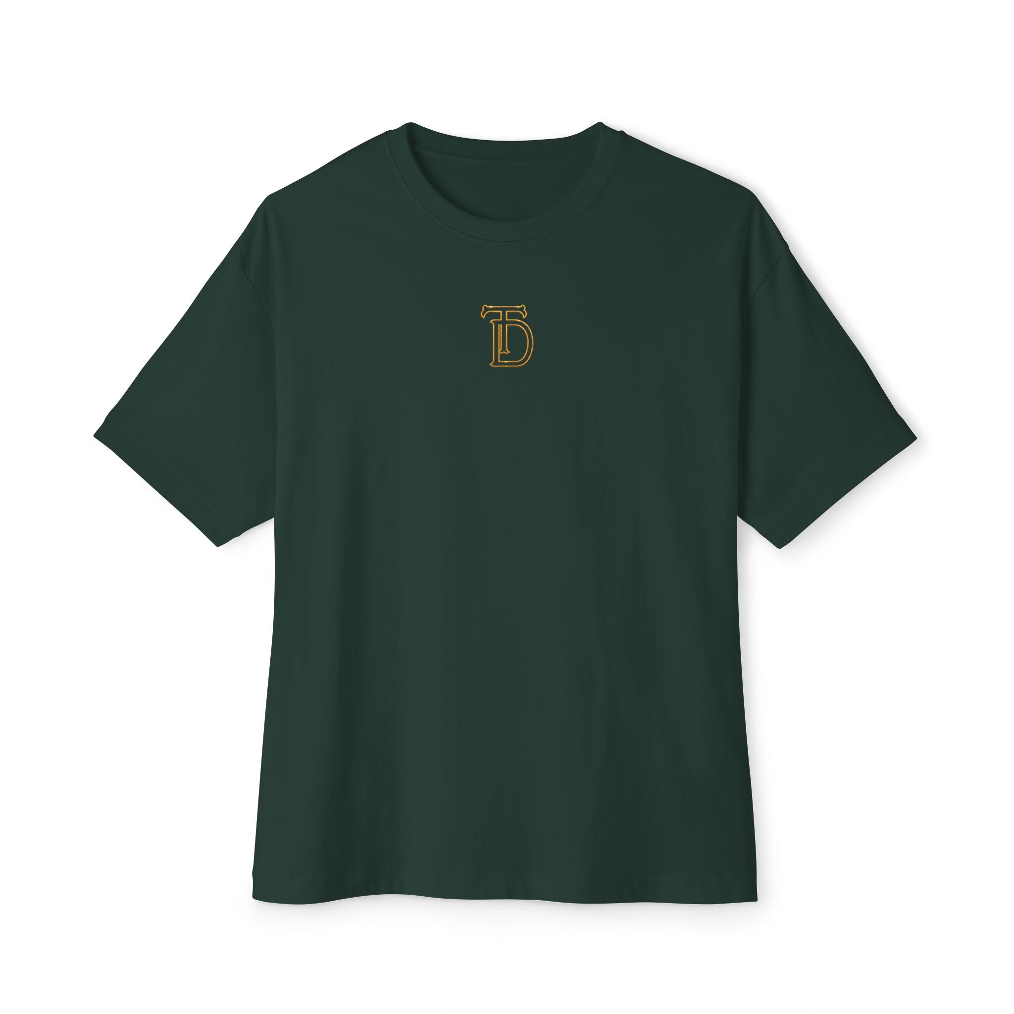 Gold Monogram Crest Tee