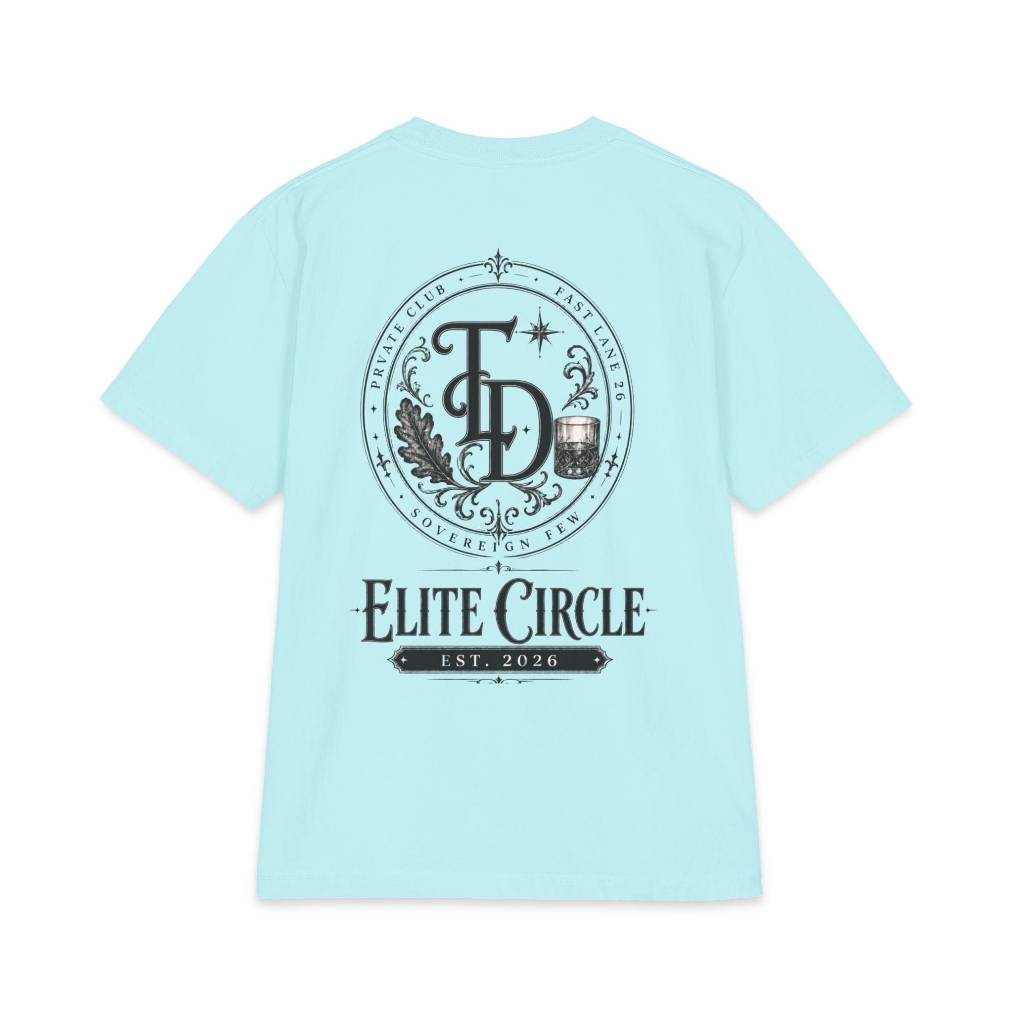 Elite Circle Graphic Tee — 'Elite Circle' Emblem Short Sleeve Shirt