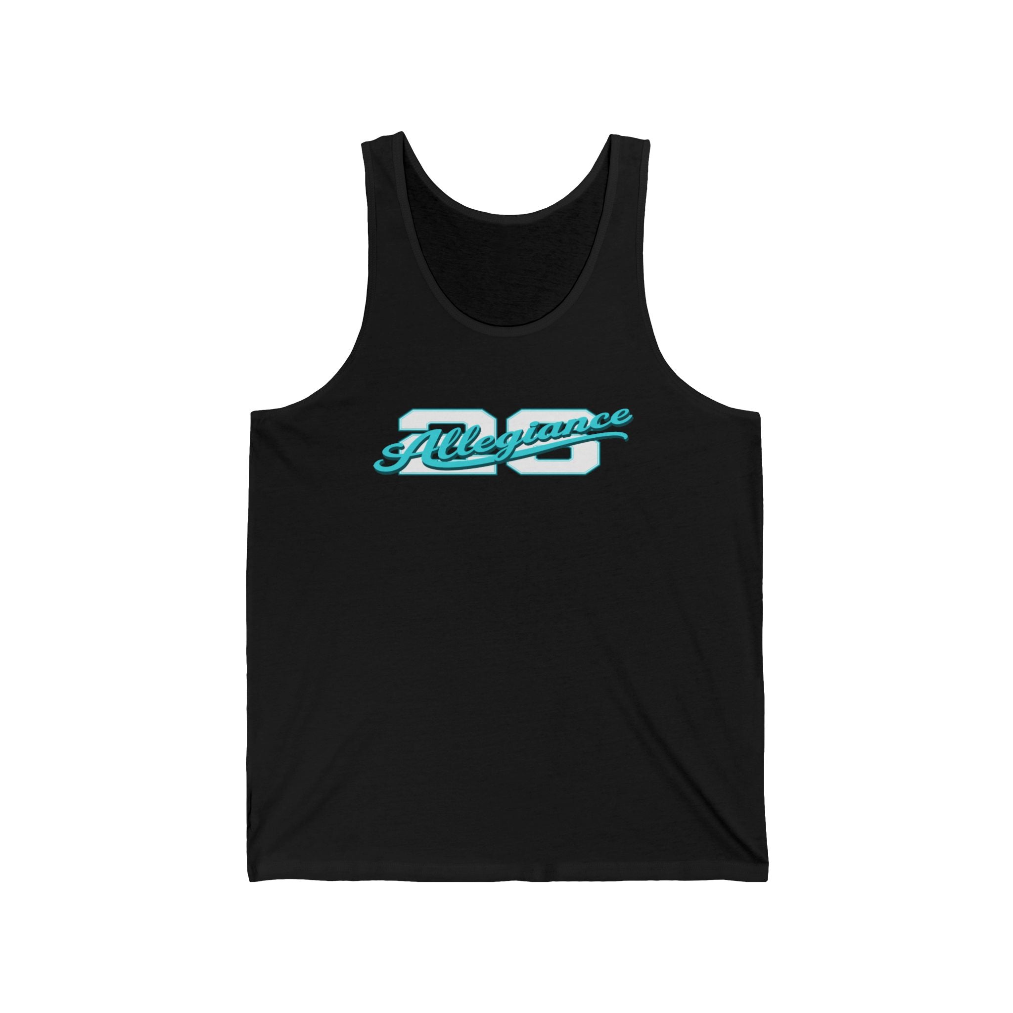 Vintage Athletic Tank Top — 'Allegiance' Script & Number 26 Jersey Back