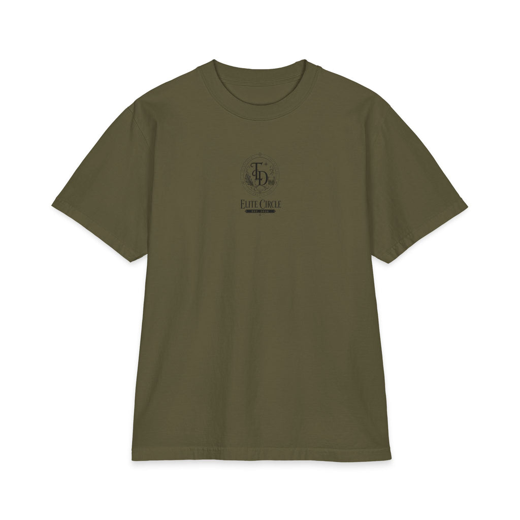 Elite Circle Graphic Tee — 'Elite Circle' Emblem Short Sleeve Shirt