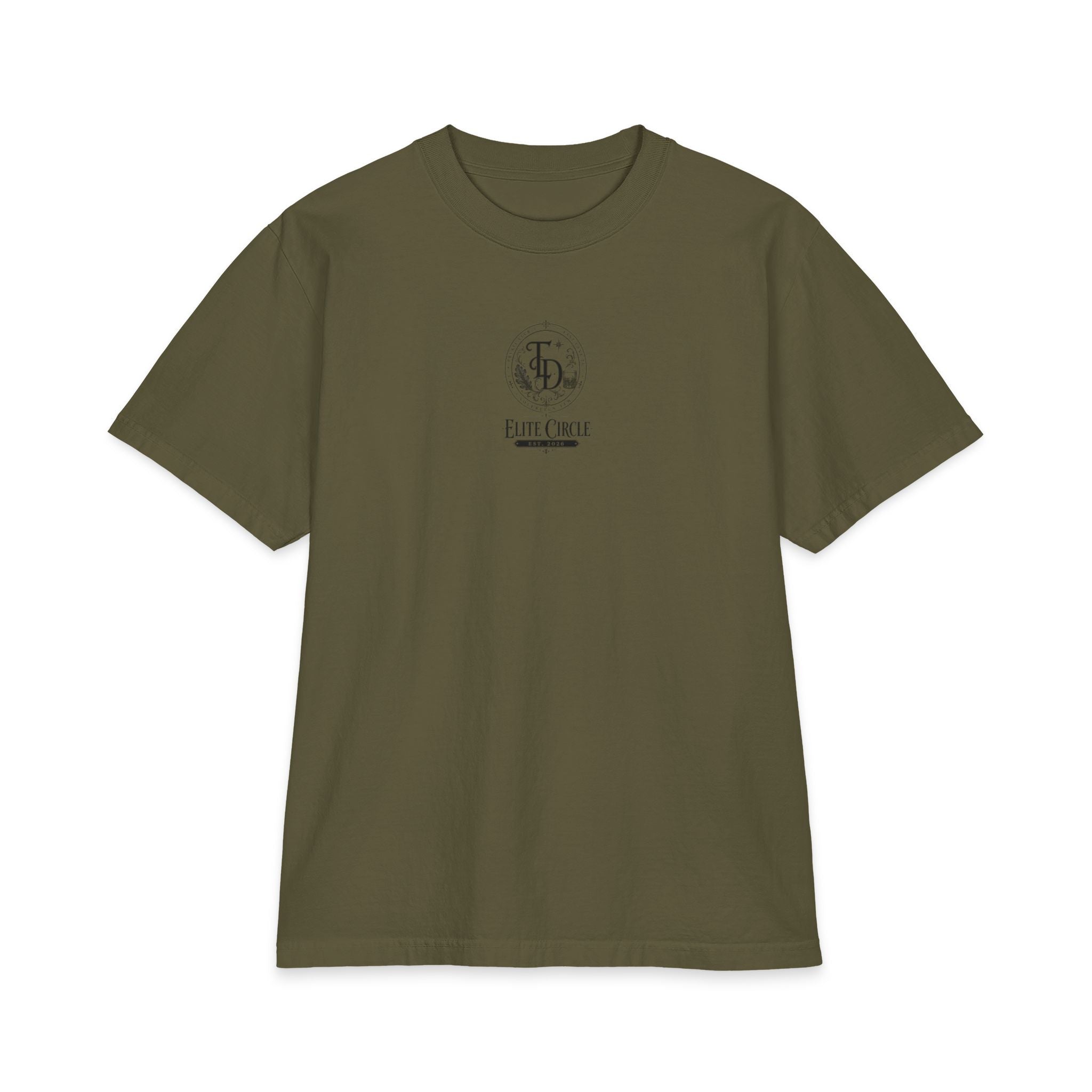 Elite Circle Graphic Tee — 'Elite Circle' Emblem Short Sleeve Shirt