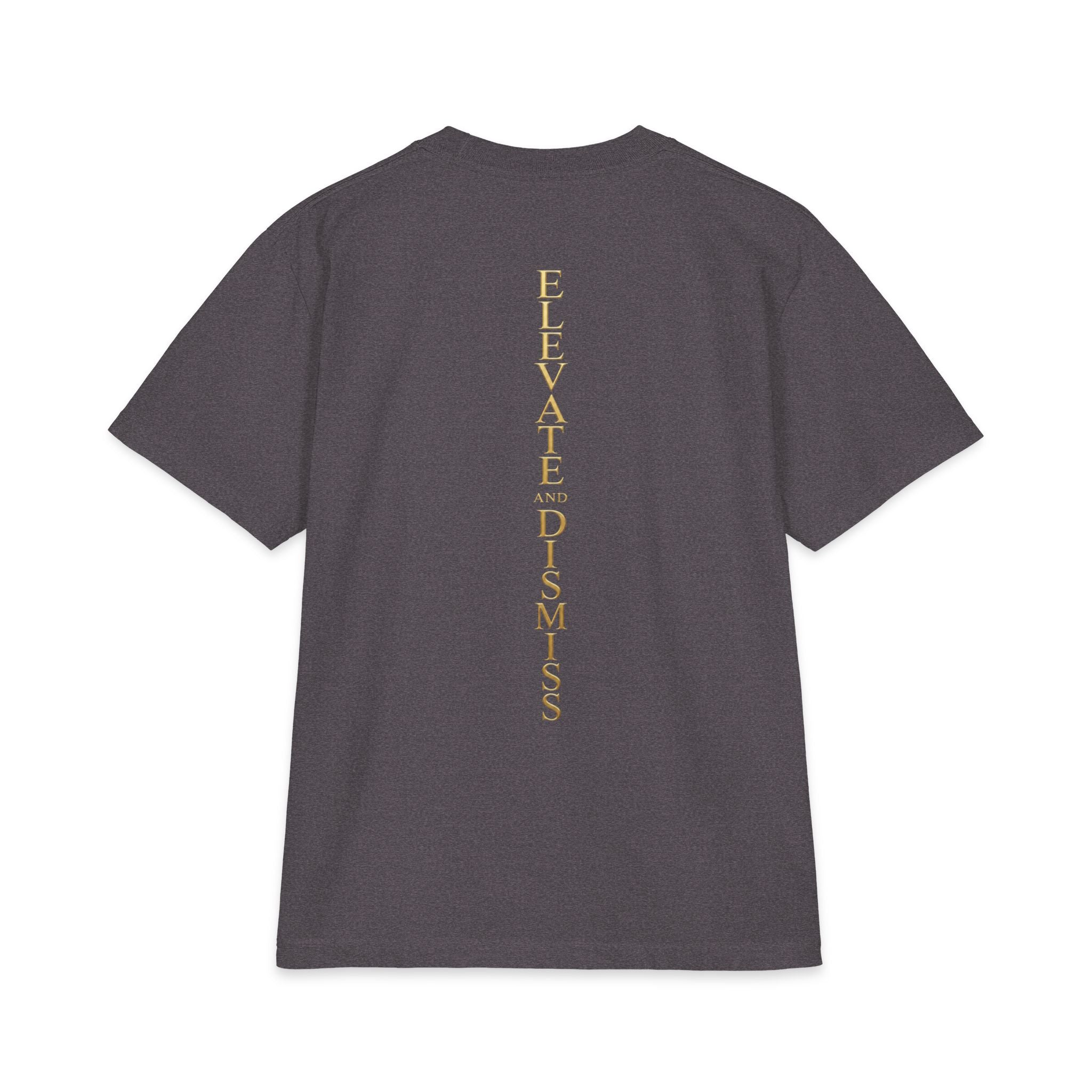 Elevate Dismiss Short Sleeve Tee — Minimal Gold Yoga / Spiritual Shirt