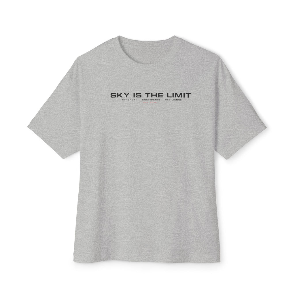 Sky Is The Limit Graphic Tee — Futuristic Tribal Backprint Cotton T-Shirt