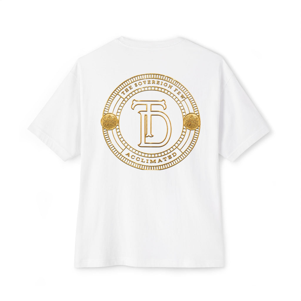 Gold Monogram Crest Tee