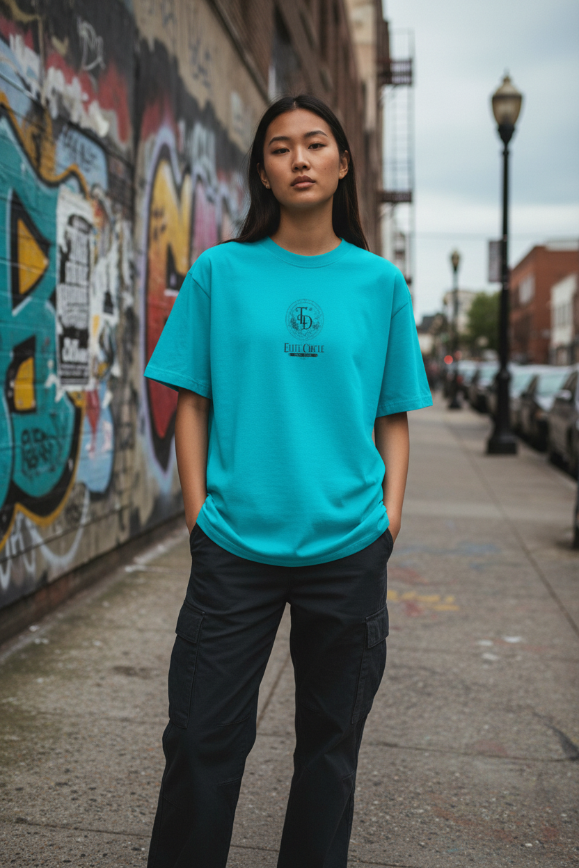 Asian Female Turquoise Front