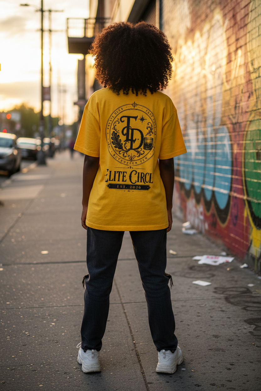 Black Female Yellow Back