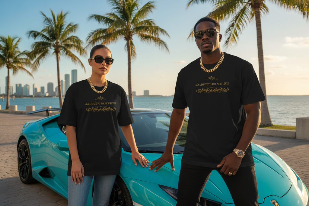 Black Front Hispanic Back Turquoise Lambo