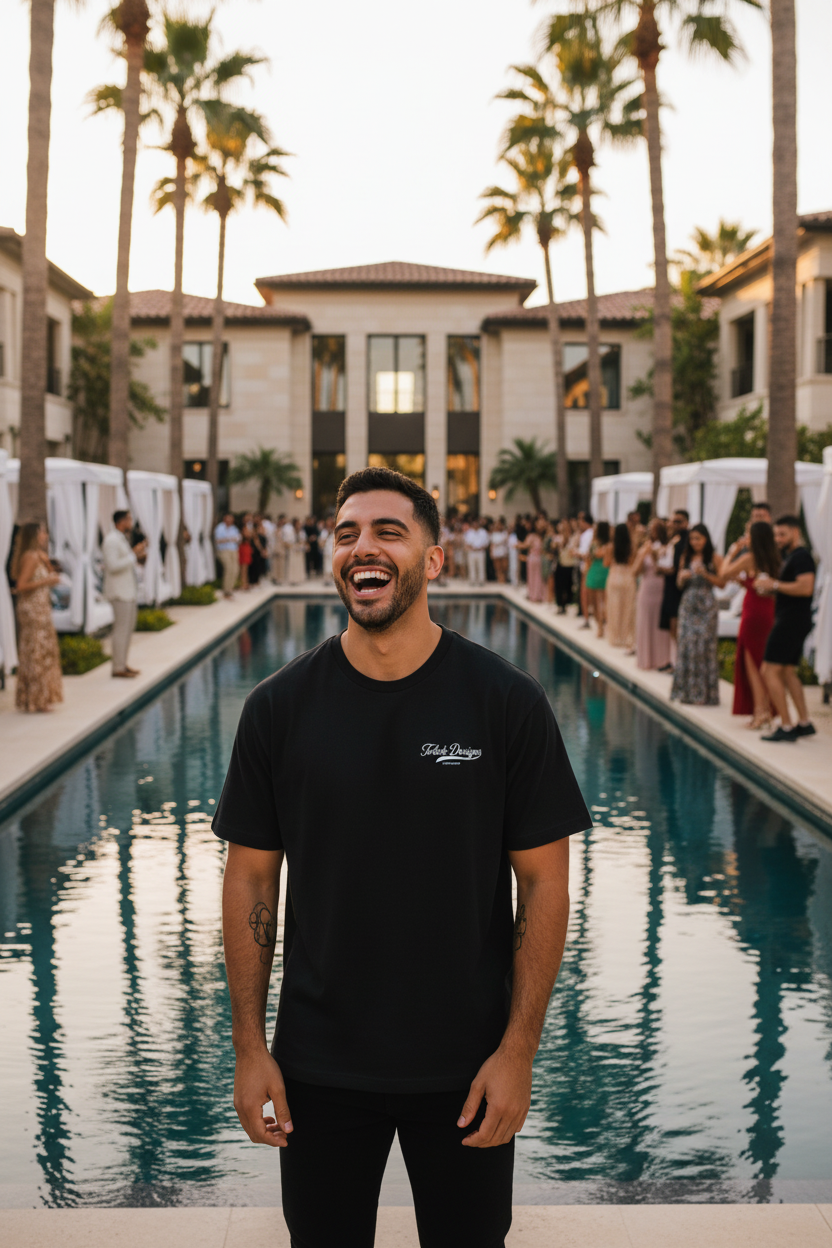 Black Tee Front