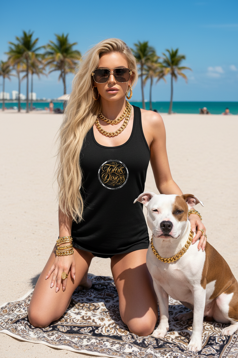 Blonde Pitbull Miami Beach
